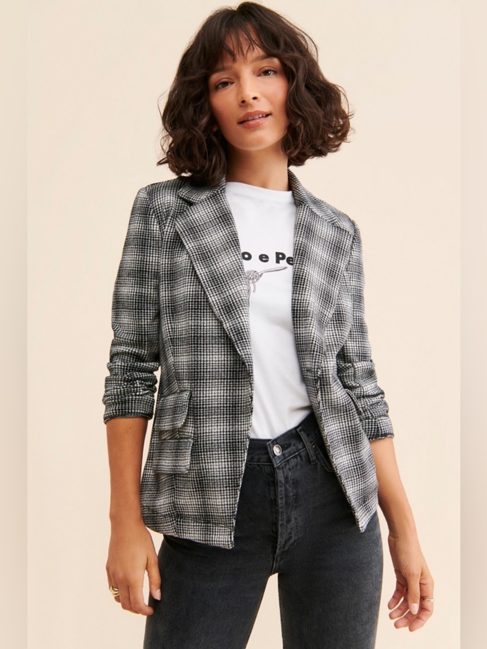 Anthropologie Maeve Collegiate Knit Blazer (Price Firm)